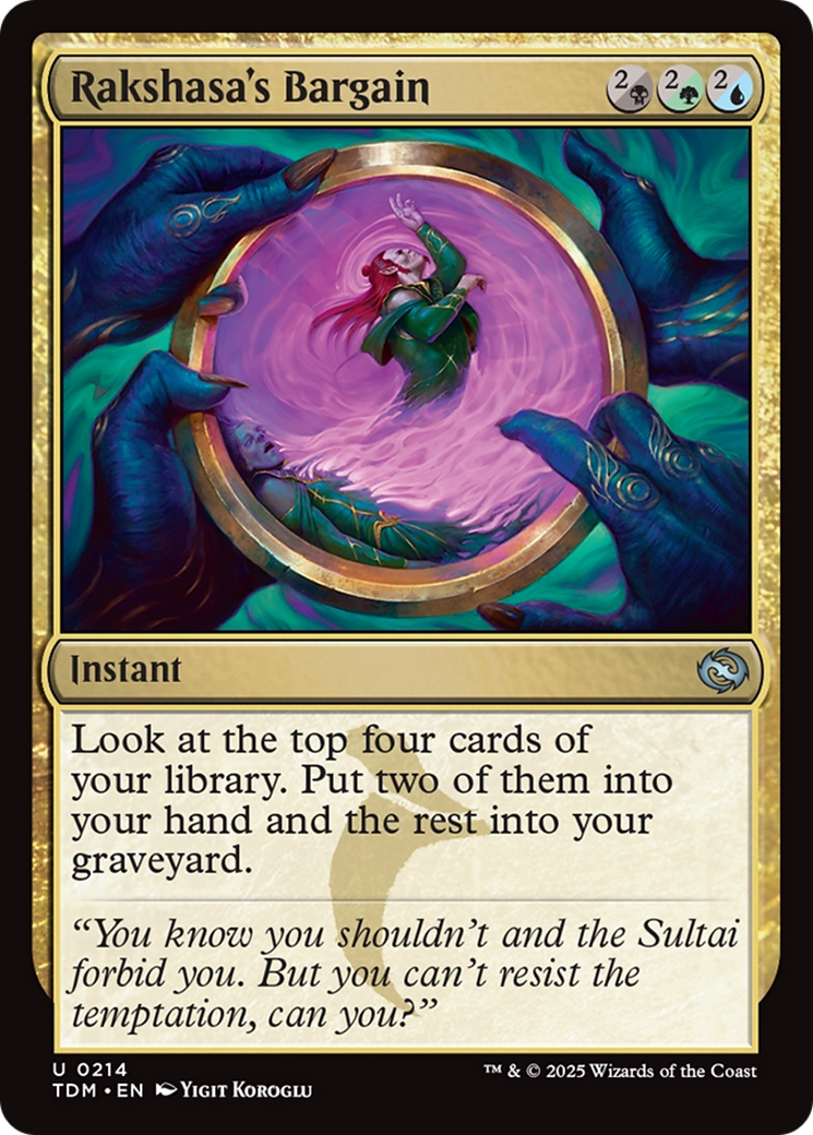 Rakshasa's Bargain [Tarkir: Dragonstorm] | Game Master's Emporium (The New GME)