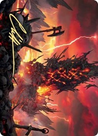 Immersturm Skullcairn Art Card (Gold-Stamped Signature) [Kaldheim Art Series] | Game Master's Emporium (The New GME)