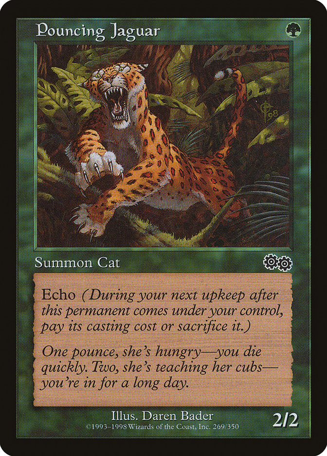 Pouncing Jaguar [Urza's Saga] | Game Master's Emporium (The New GME)
