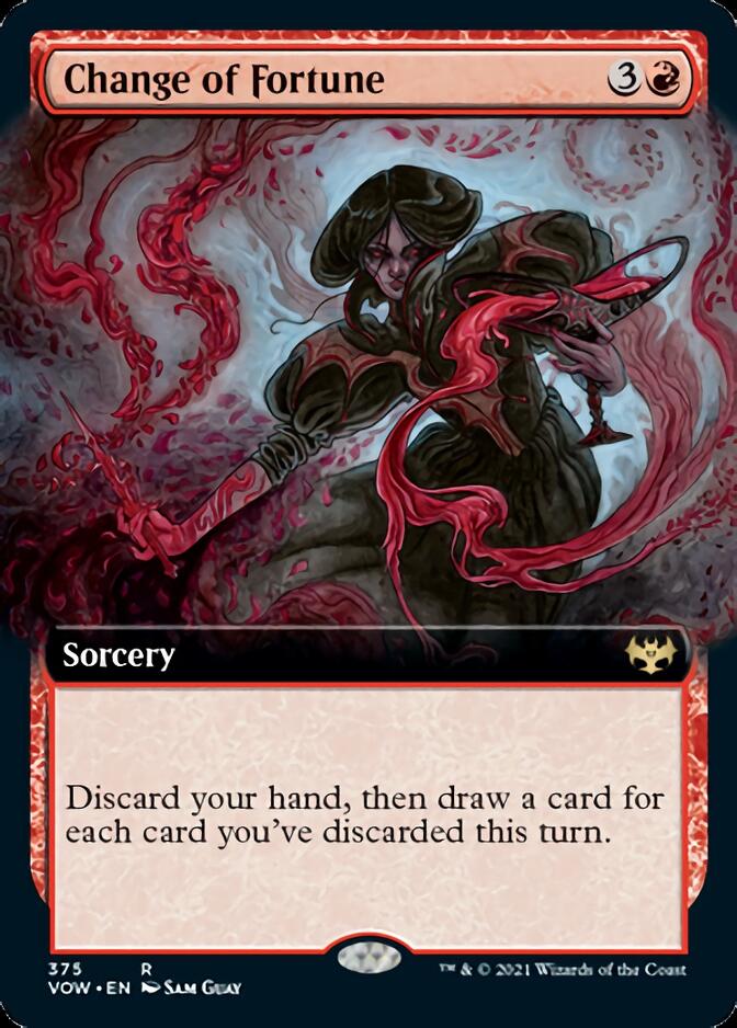 Change of Fortune (Extended Art) [Innistrad: Crimson Vow] | Game Master's Emporium (The New GME)