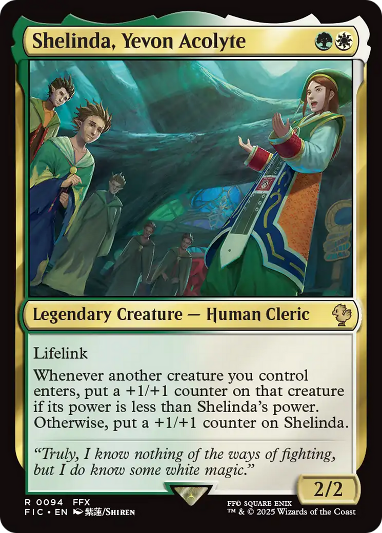 Shelinda, Yevon Acolyte [FINAL FANTASY Commander] | Game Master's Emporium (The New GME)