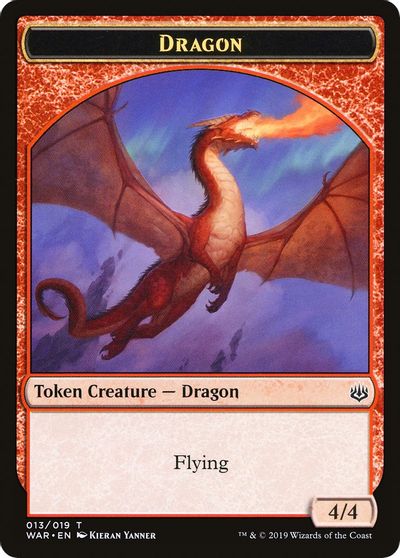 Dragon // Spirit Double-Sided Token [Challenger Decks 2020 Tokens] | Game Master's Emporium (The New GME)