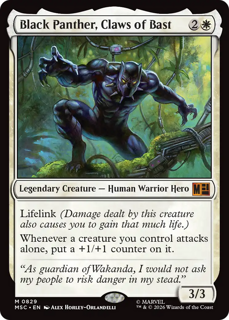 Black Panther, Claws of Bast [Marvel Super Heroes Commander] | Game Master's Emporium (The New GME)