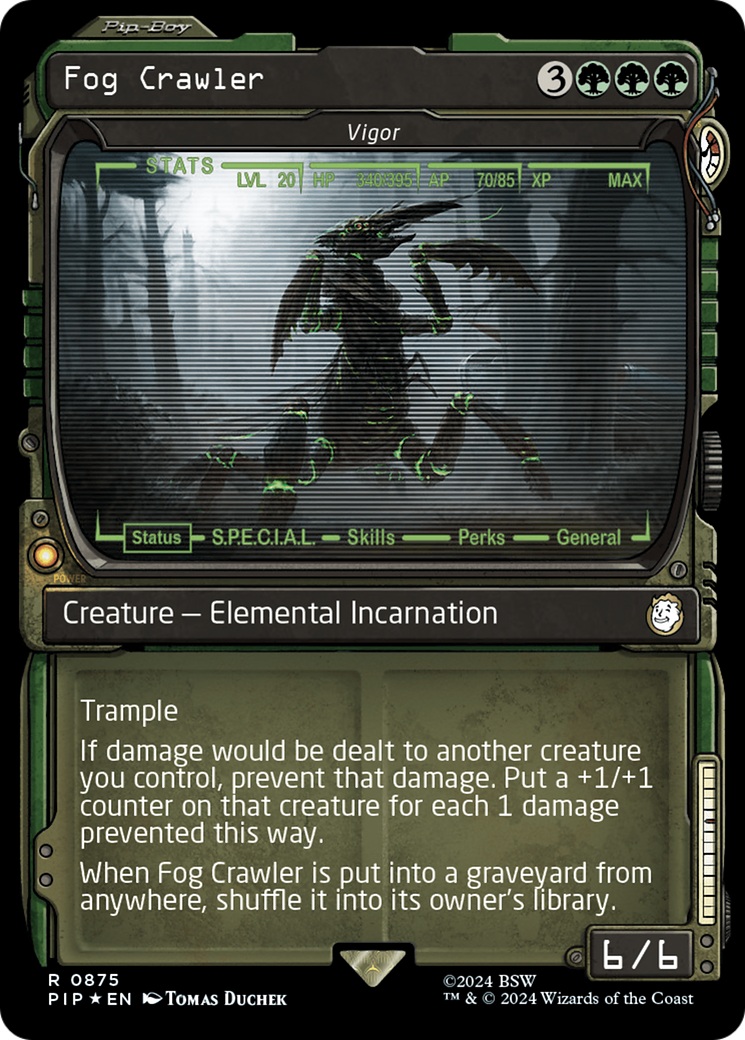 Fog Crawler - Vigor (Showcase) (Surge Foil) [Fallout] | Game Master's Emporium (The New GME)