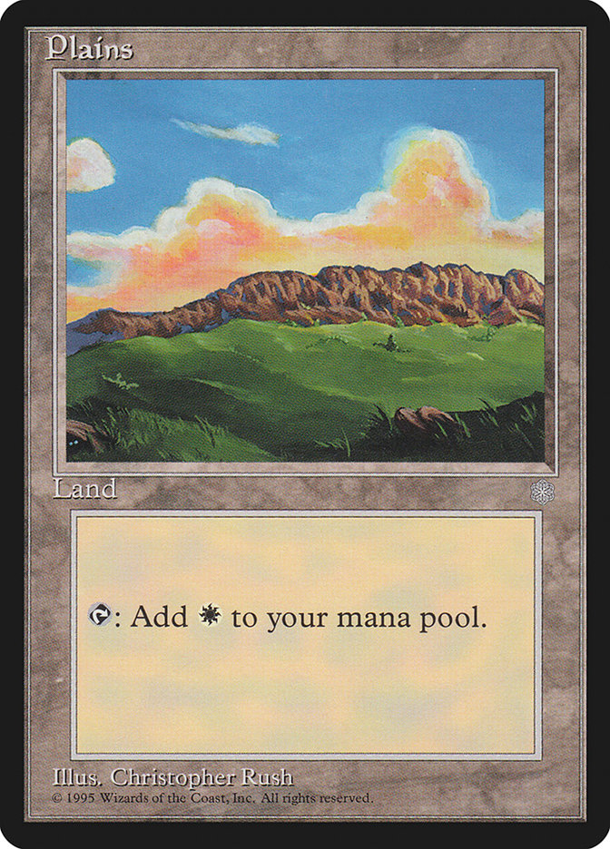 Plains (Eyes Bottom Left) [Ice Age] | Game Master's Emporium (The New GME)