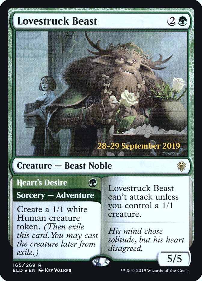 Lovestruck Beast // Heart's Desire [Throne of Eldraine Prerelease Promos] | Game Master's Emporium (The New GME)