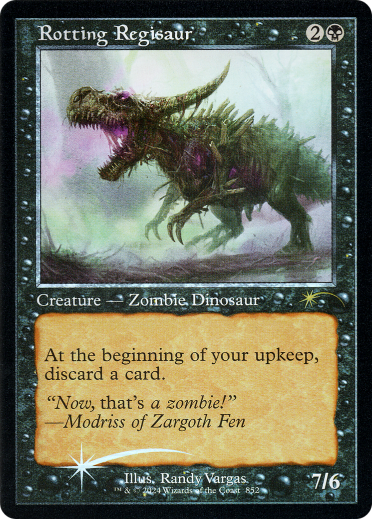 Rotting Regisaur (Retro Frame) [Secret Lair Drop Series] | Game Master's Emporium (The New GME)