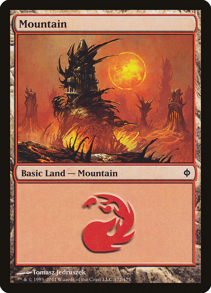Mountain (172) [New Phyrexia] | Game Master's Emporium (The New GME)