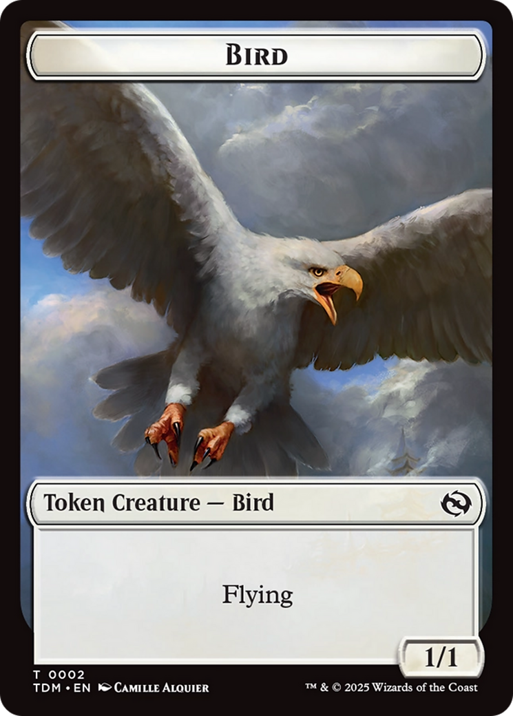 Thopter // Bird Double-Sided Token [Tarkir: Dragonstorm Commander Tokens] | Game Master's Emporium (The New GME)