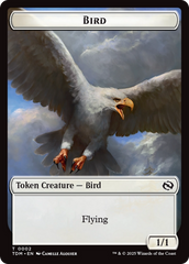 Thopter // Bird Double-Sided Token [Tarkir: Dragonstorm Commander Tokens] | Game Master's Emporium (The New GME)