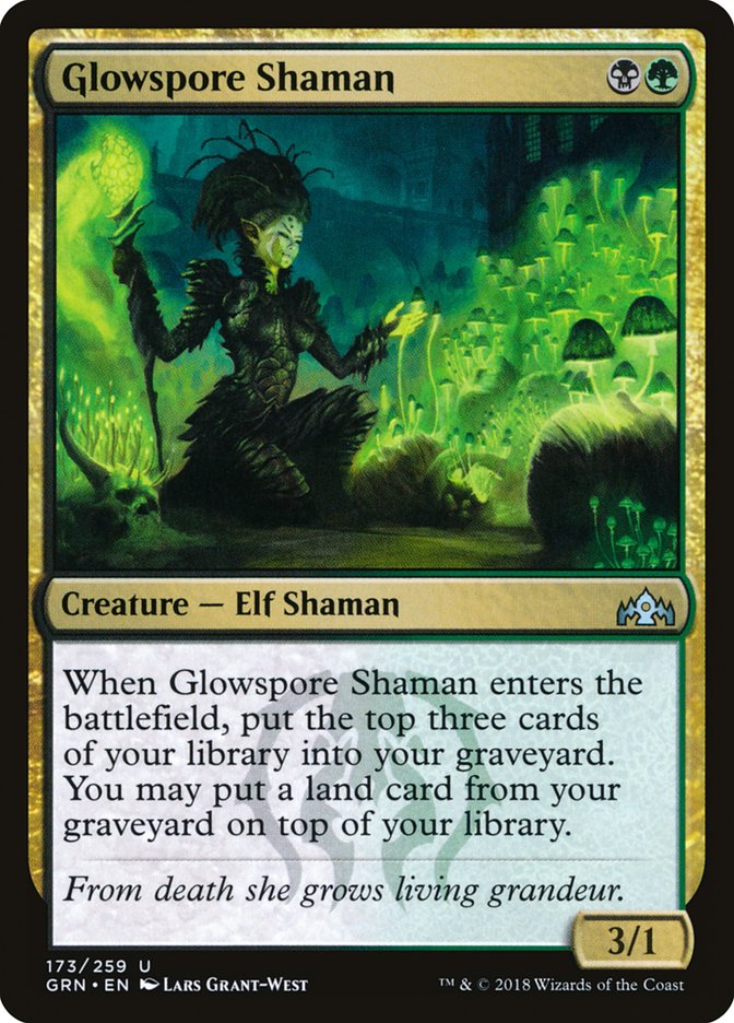 Glowspore Shaman [Guilds of Ravnica] | Game Master's Emporium (The New GME)