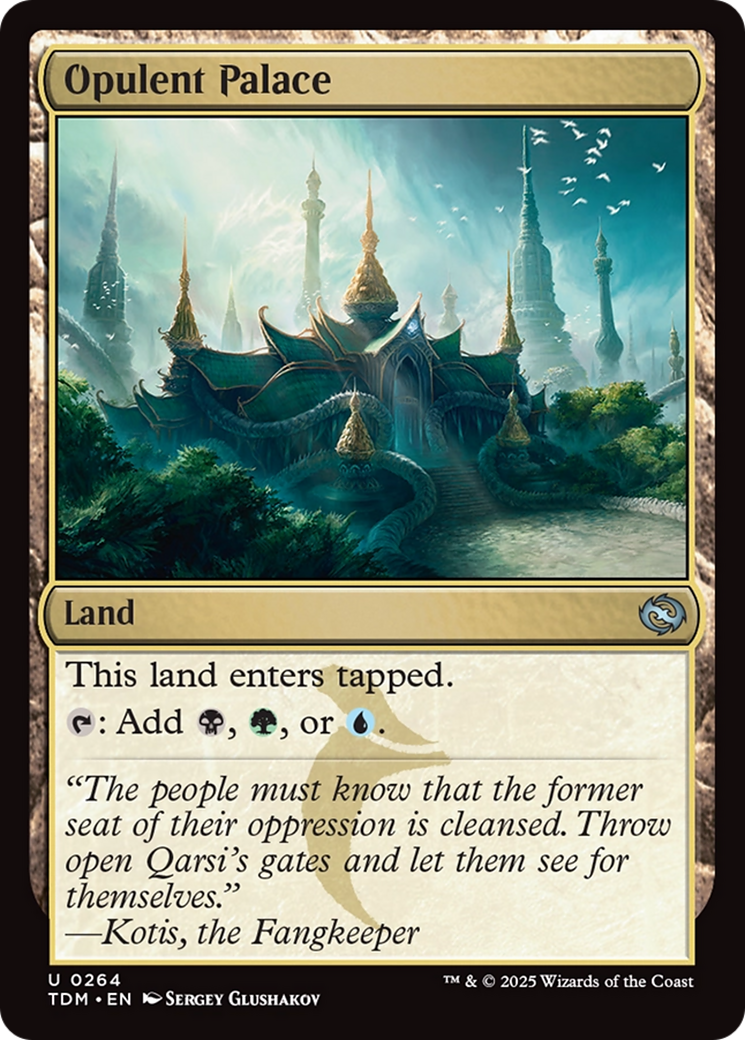Opulent Palace [Tarkir: Dragonstorm] | Game Master's Emporium (The New GME)