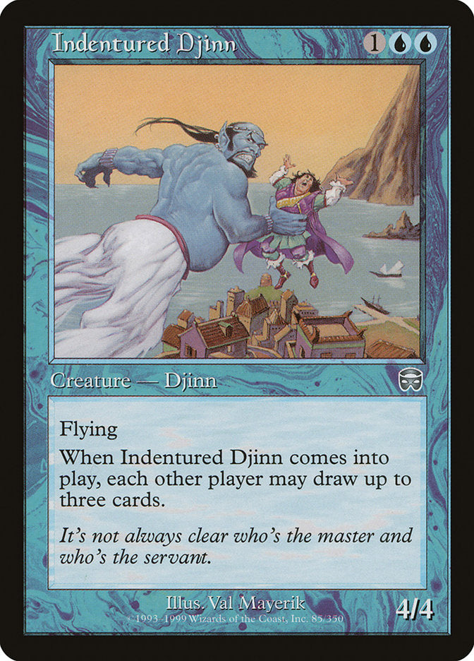 Indentured Djinn [Mercadian Masques] | Game Master's Emporium (The New GME)