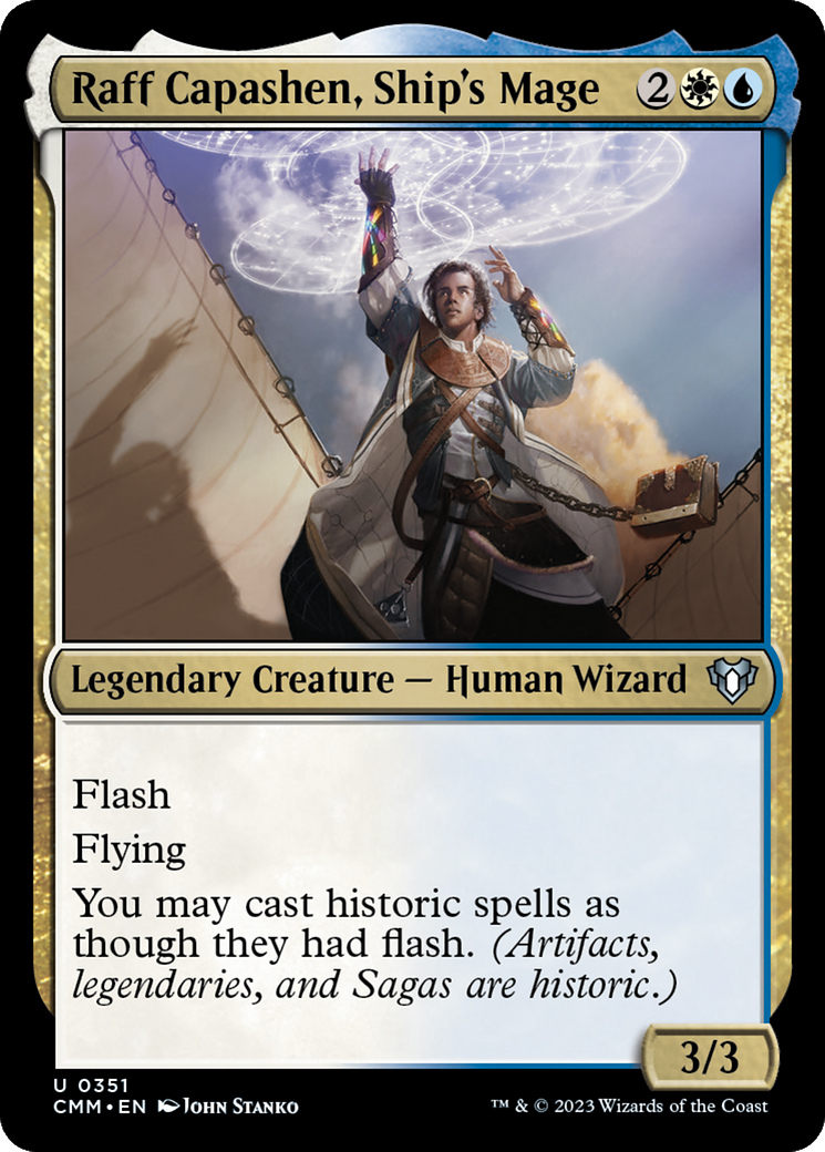 Raff Capashen, Ship's Mage [Commander Masters] | Game Master's Emporium (The New GME)