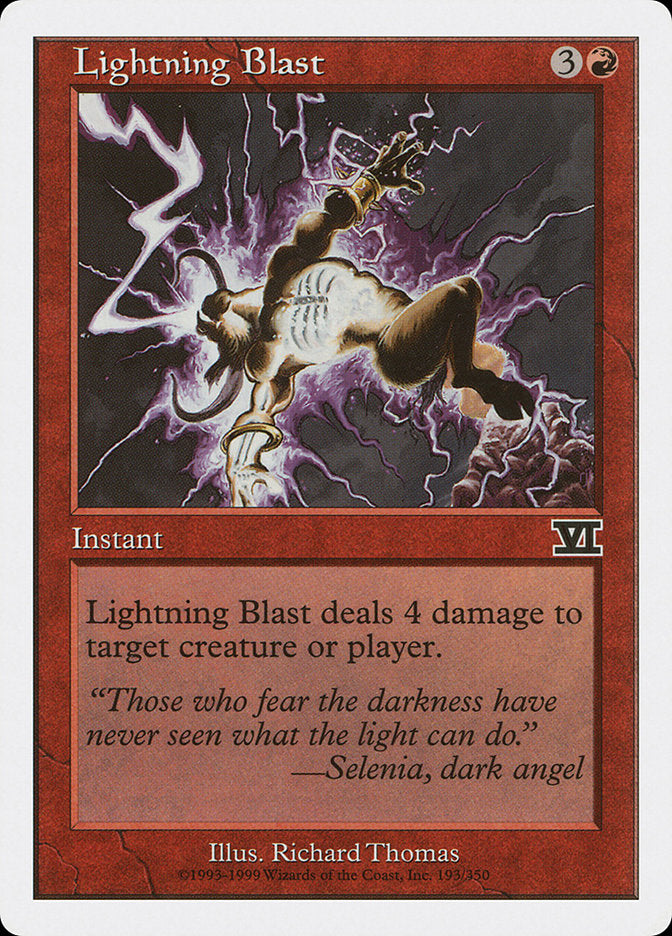 Lightning Blast [Classic Sixth Edition] | Game Master's Emporium (The New GME)
