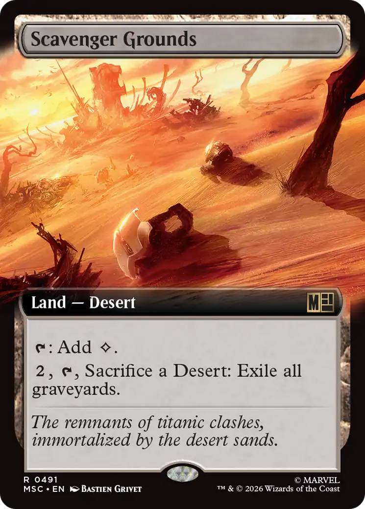 Scavenger Grounds (Extended Art) [Marvel Super Heroes Commander] | Game Master's Emporium (The New GME)