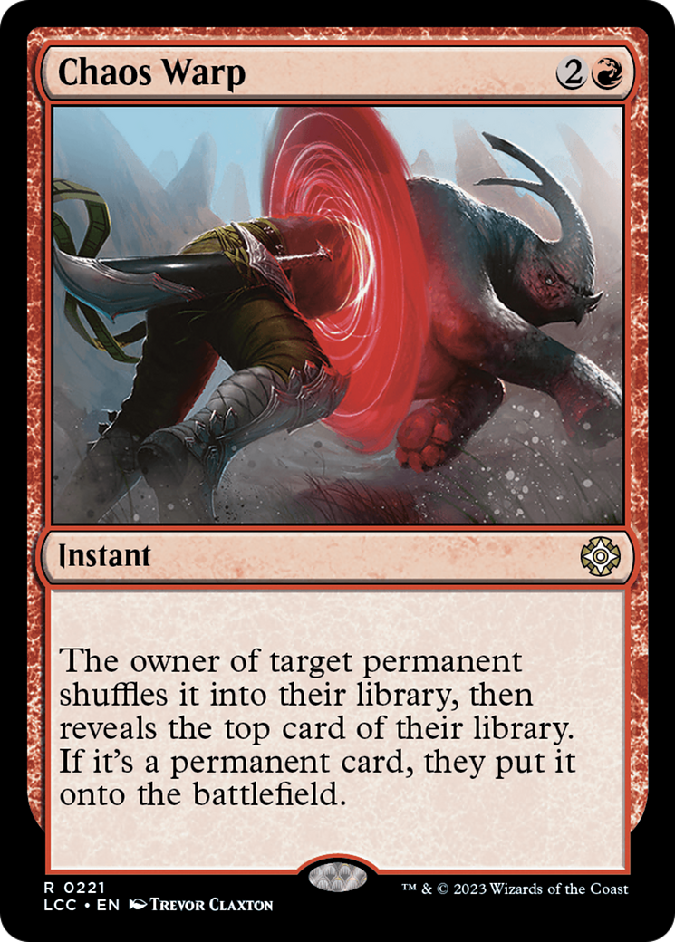 Chaos Warp [The Lost Caverns of Ixalan Commander] | Game Master's Emporium (The New GME)