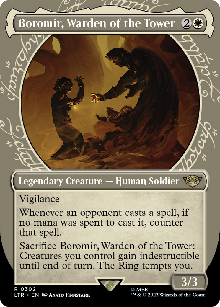 Boromir, Warden of the Tower (Showcase Ring Frame) [The Lord of the Rings: Tales of Middle-Earth] | Game Master's Emporium (The New GME)