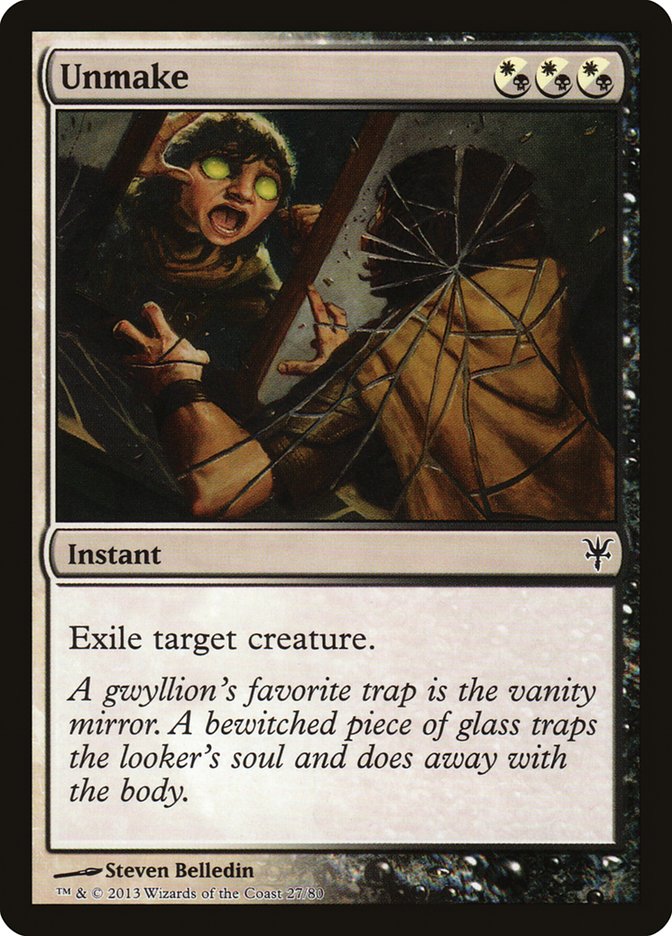 Unmake [Duel Decks: Sorin vs. Tibalt] | Game Master's Emporium (The New GME)