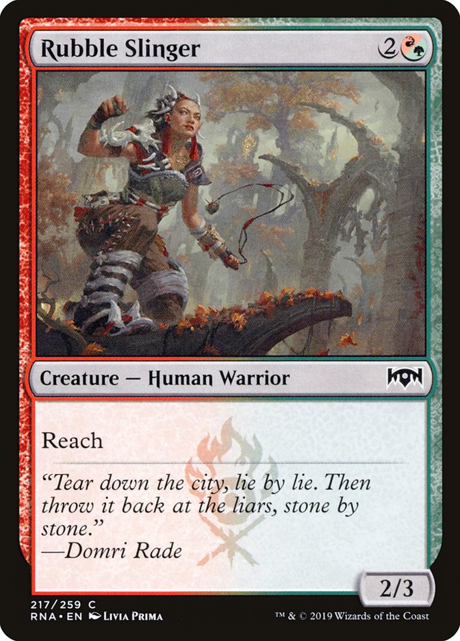 Rubble Slinger [Ravnica Allegiance] | Game Master's Emporium (The New GME)