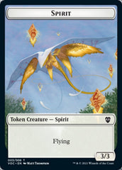 Spirit (003) // Thopter Double-Sided Token [Innistrad: Crimson Vow Commander Tokens] | Game Master's Emporium (The New GME)