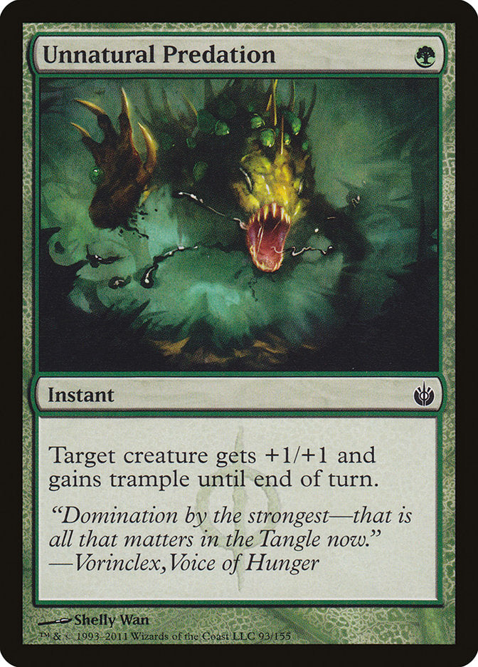Unnatural Predation [Mirrodin Besieged] | Game Master's Emporium (The New GME)
