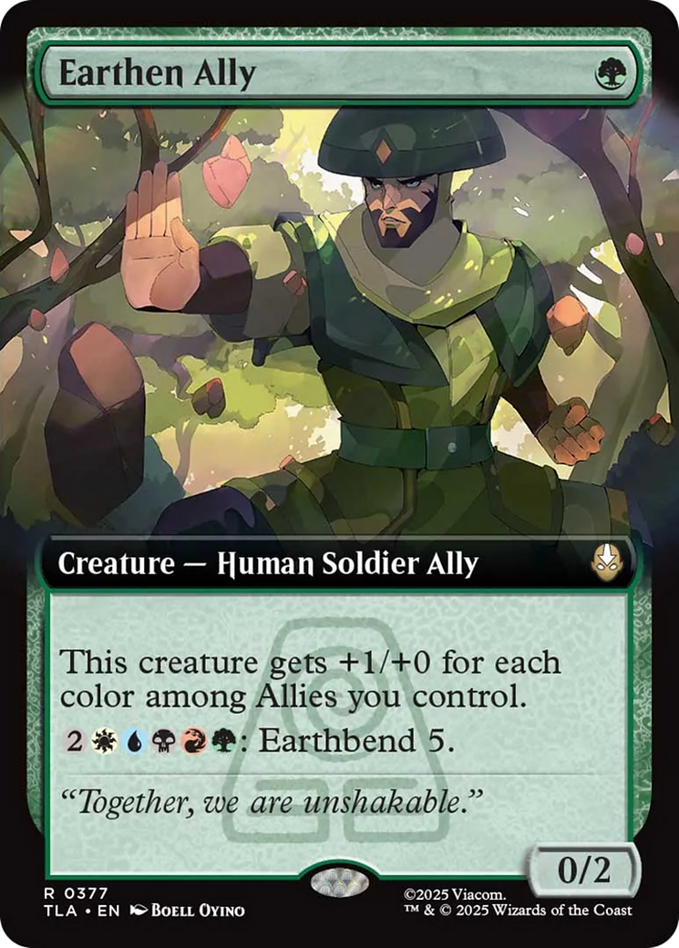 Earthen Ally (Extended Art) [Avatar: The Last Airbender] | Game Master's Emporium (The New GME)