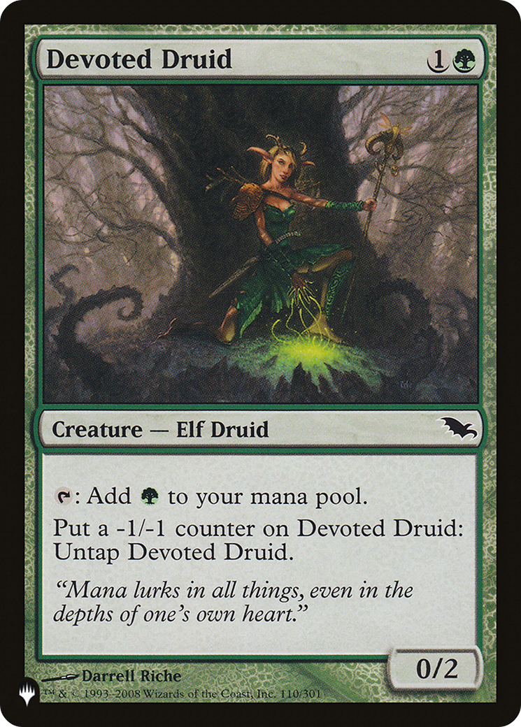 Devoted Druid (SHM) [The List Reprints] | Game Master's Emporium (The New GME)