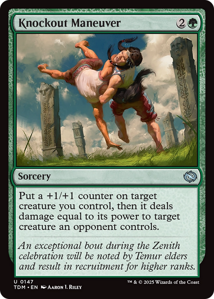 Knockout Maneuver [Tarkir: Dragonstorm] | Game Master's Emporium (The New GME)