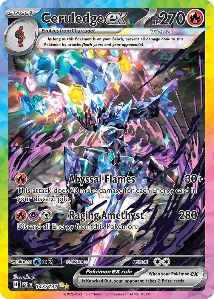 Ceruledge ex (147/131) [Scarlet & Violet: Prismatic Evolutions] | Game Master's Emporium (The New GME)