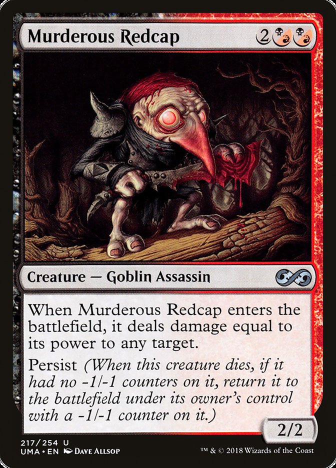 Murderous Redcap [Ultimate Masters] | Game Master's Emporium (The New GME)
