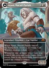 Ajani, Nacatl Pariah // Ajani, Nacatl Avenger (Borderless) [Modern Horizons 3] | Game Master's Emporium (The New GME)