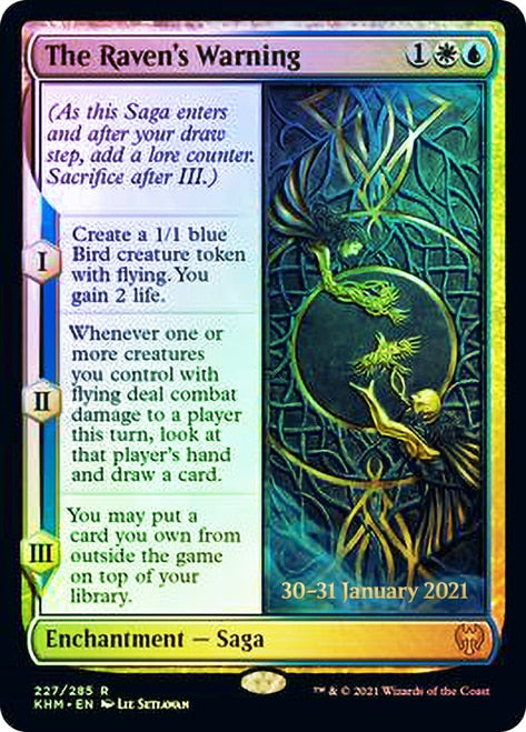 The Raven's Warning [Kaldheim Prerelease Promos] | Game Master's Emporium (The New GME)