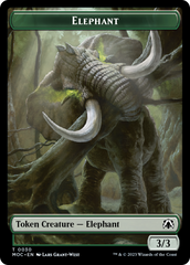 Elephant // City's Blessing Double-Sided Token [March of the Machine Commander Tokens] | Game Master's Emporium (The New GME)