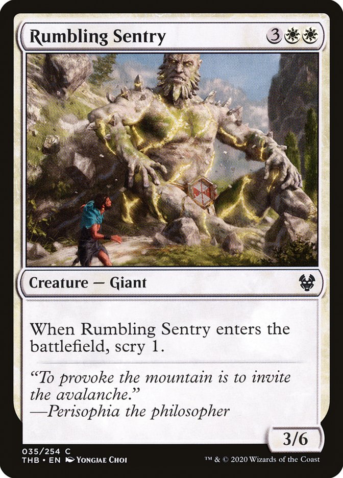 Rumbling Sentry [Theros Beyond Death] | Game Master's Emporium (The New GME)