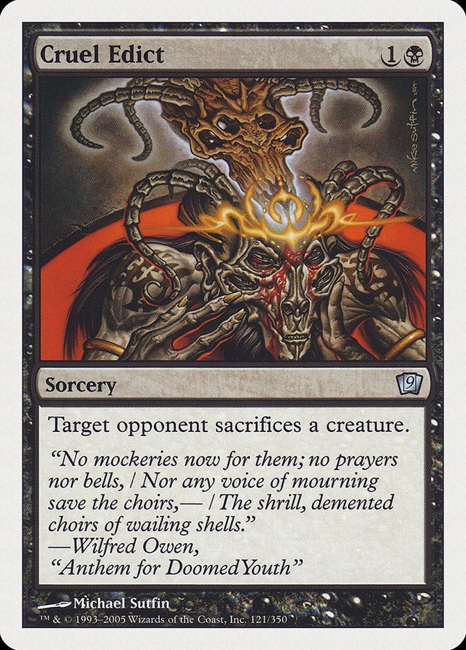 Cruel Edict [Ninth Edition] | Game Master's Emporium (The New GME)