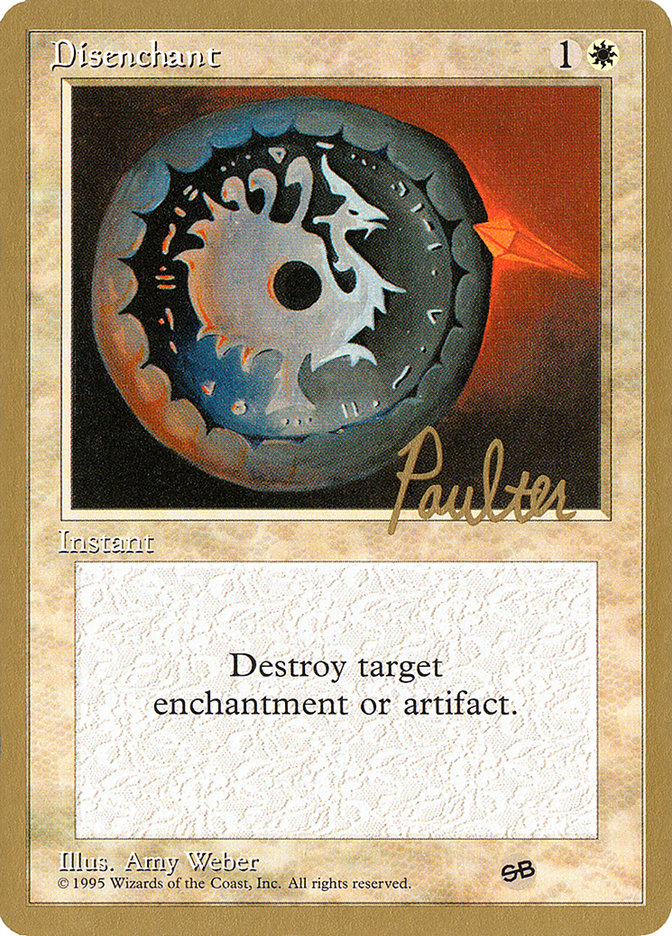 Disenchant (Preston Poulter) (SB) [Pro Tour Collector Set] | Game Master's Emporium (The New GME)