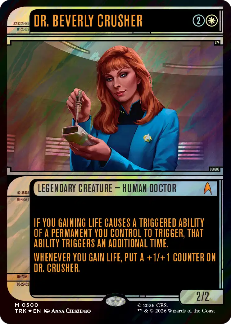 Dr. Beverly Crusher (Showcase) (Surge Foil) [Star Trek] | Game Master's Emporium (The New GME)