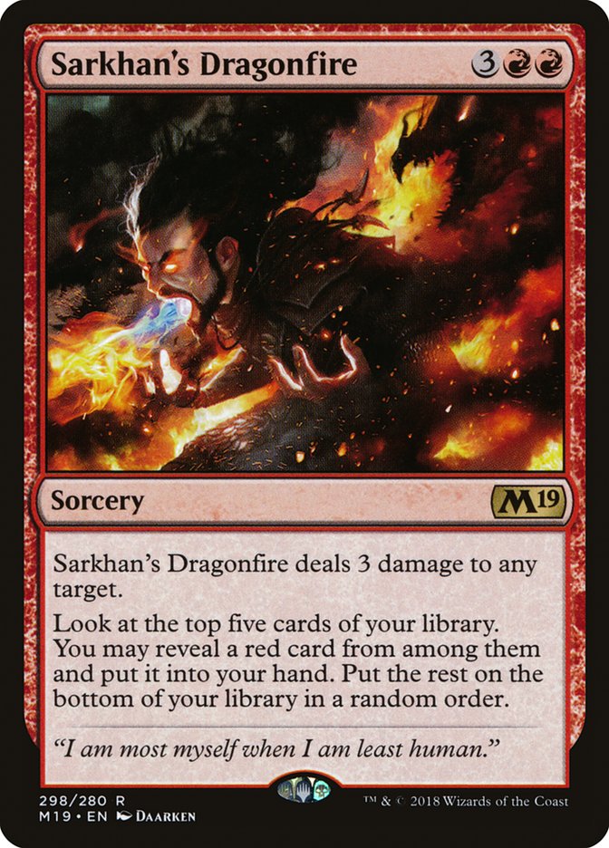 Sarkhan's Dragonfire [Core Set 2019] | Game Master's Emporium (The New GME)