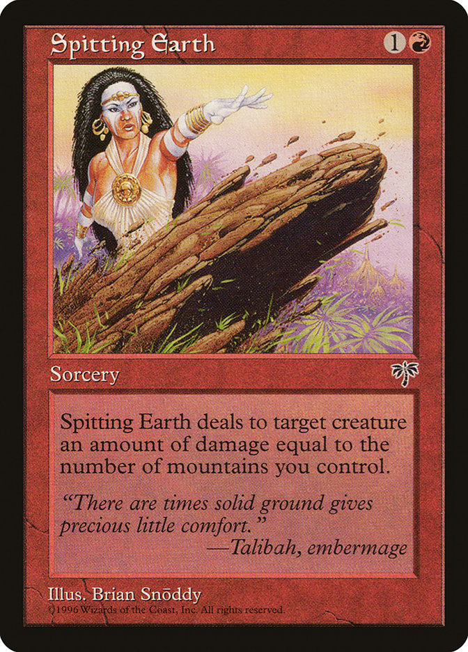 Spitting Earth [Mirage] | Game Master's Emporium (The New GME)