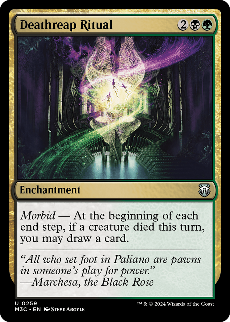 Deathreap Ritual (Ripple Foil) [Modern Horizons 3 Commander] | Game Master's Emporium (The New GME)