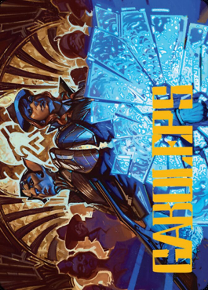 Contractual Safeguard Art Card (Gold-Stamped Signature) [Streets of New Capenna Art Series] | Game Master's Emporium (The New GME)
