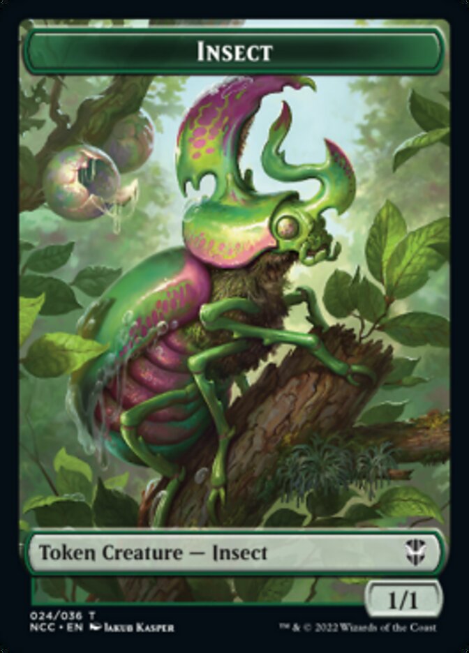 Ogre // Insect Double-Sided Token [Streets of New Capenna Commander Tokens] | Game Master's Emporium (The New GME)