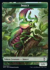 Ogre // Insect Double-Sided Token [Streets of New Capenna Commander Tokens] | Game Master's Emporium (The New GME)