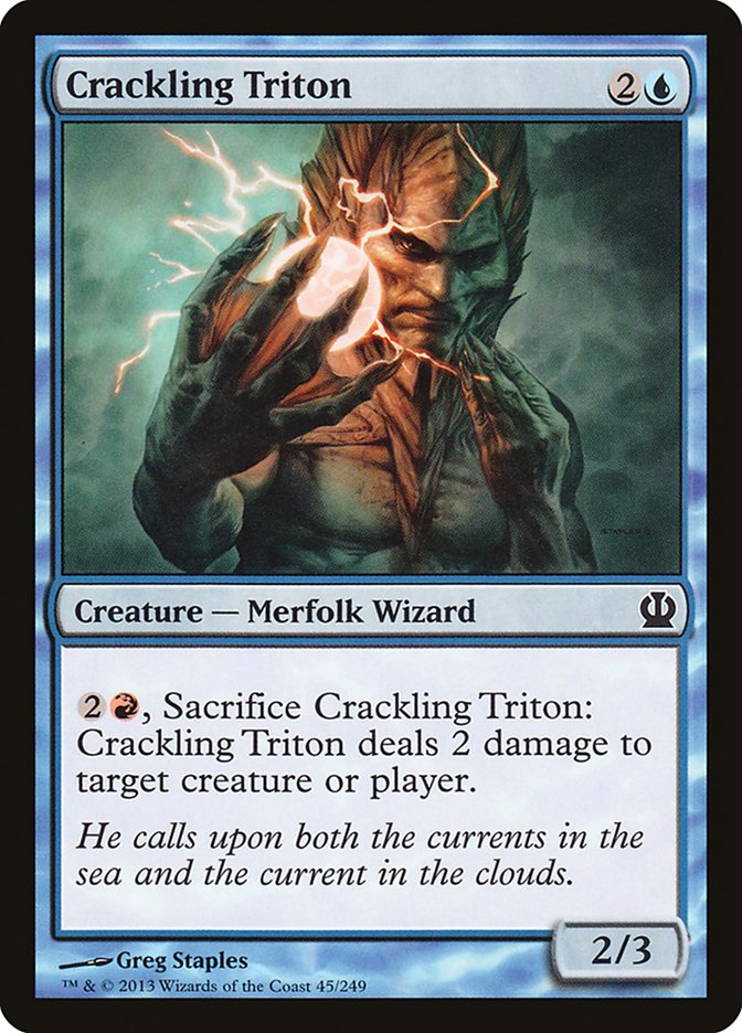 Crackling Triton [Theros] | Game Master's Emporium (The New GME)