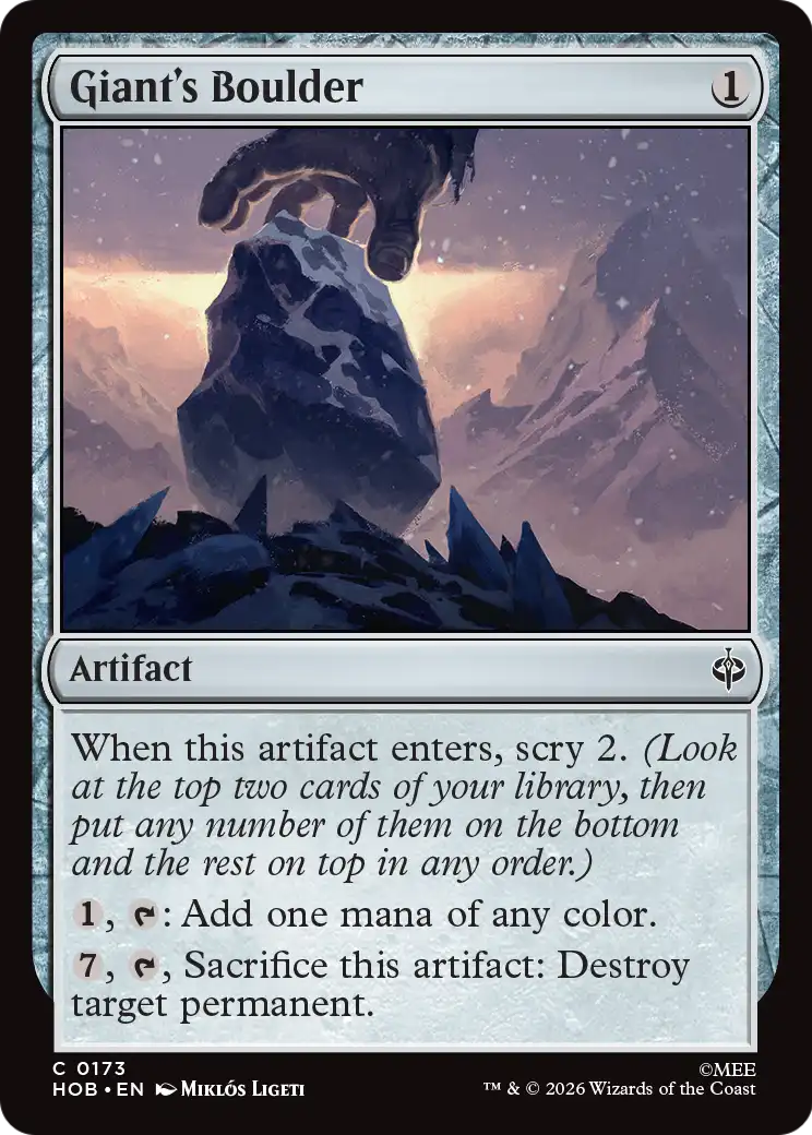 Giant's Boulder [The Hobbit] | Game Master's Emporium (The New GME)