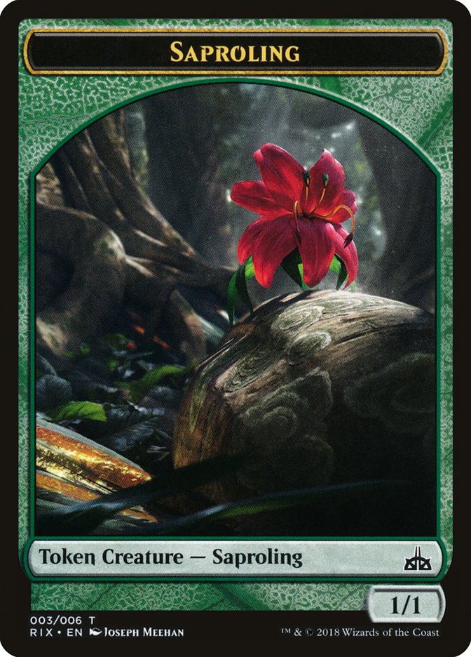 Saproling Token [Rivals of Ixalan Tokens] | Game Master's Emporium (The New GME)