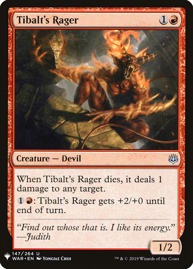 Tibalt's Rager [Mystery Booster] | Game Master's Emporium (The New GME)