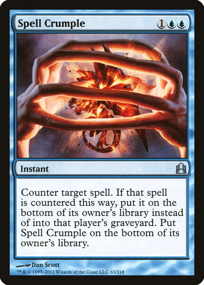 Spell Crumple [Commander 2011] | Game Master's Emporium (The New GME)