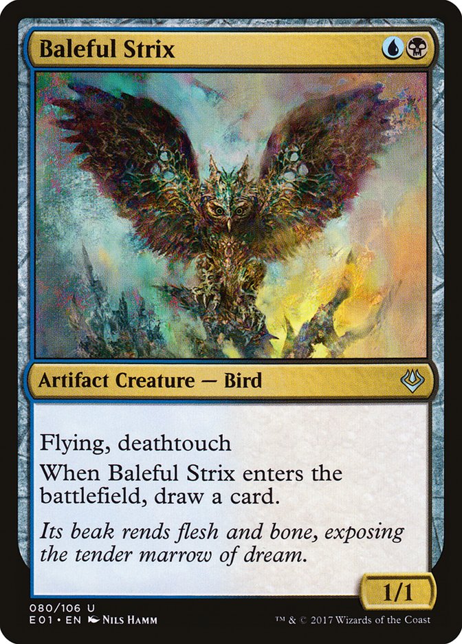 Baleful Strix [Archenemy: Nicol Bolas] | Game Master's Emporium (The New GME)